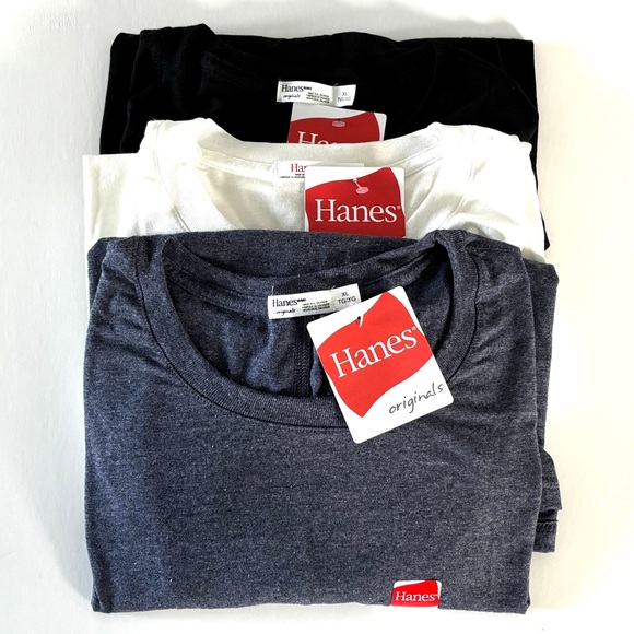 Hanes Women's Tri-Blend Long-Sleeve T-Shirts - Set of 3 - Picture 6 of 9